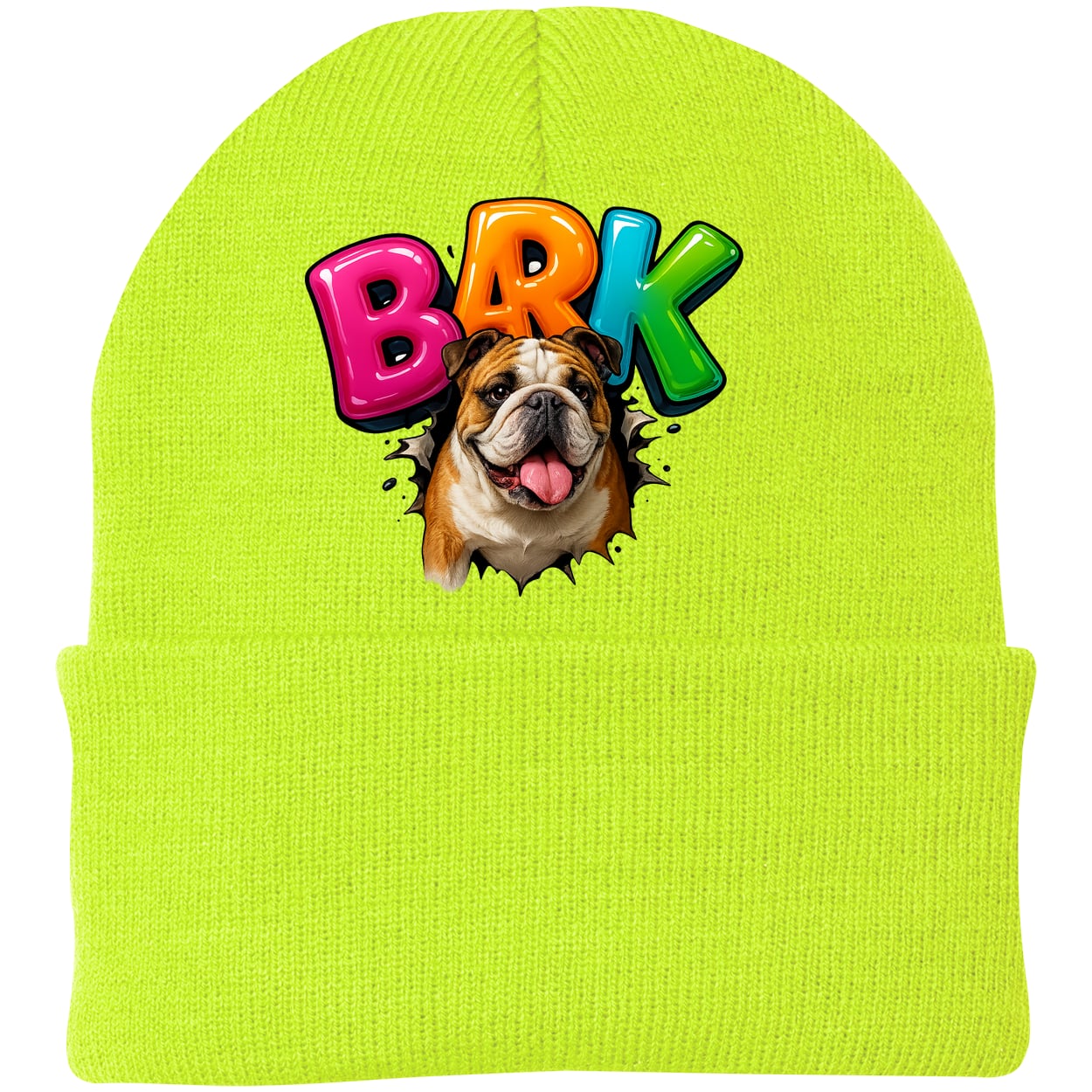 CP90 Port & Company Knit Beanie - Neon Yellow
