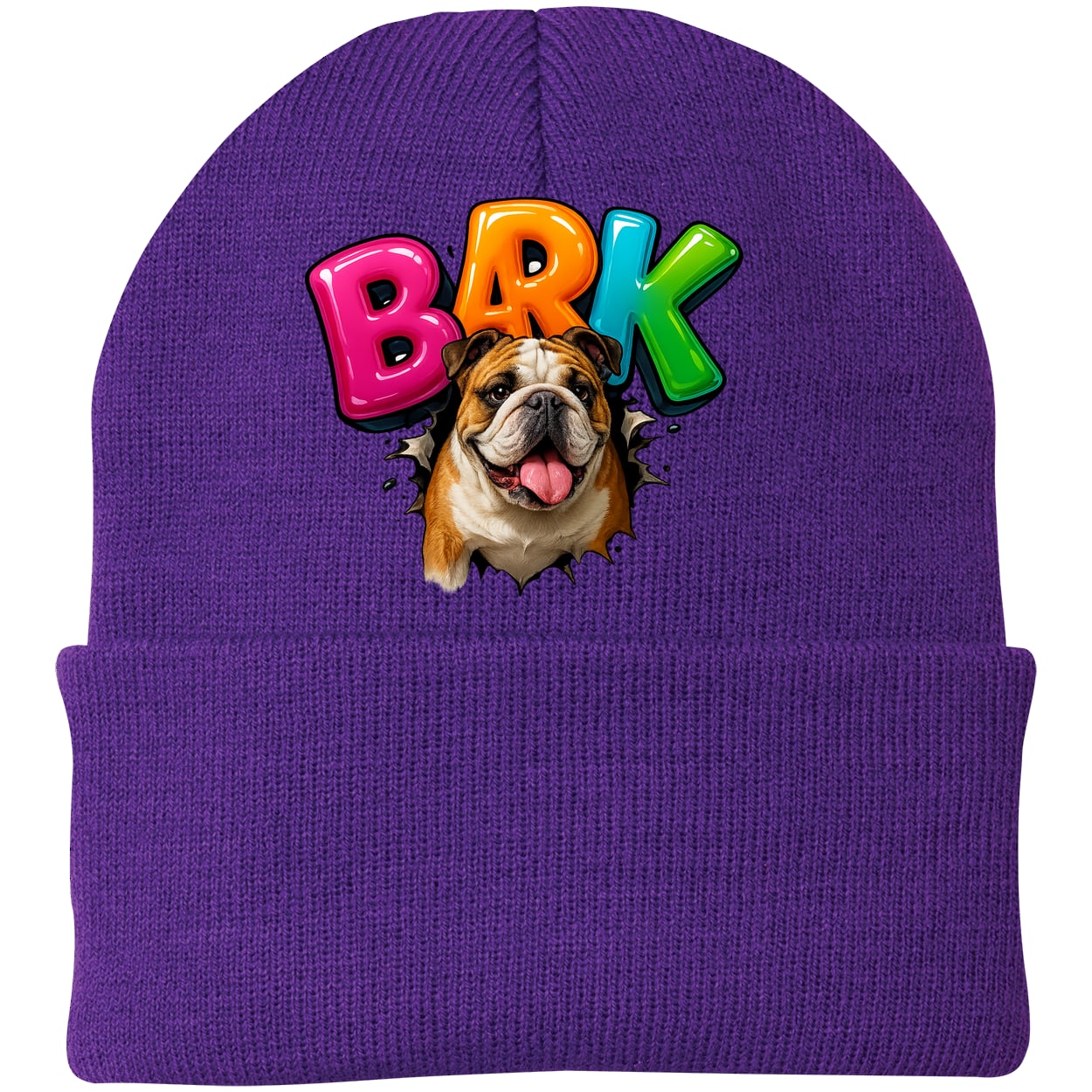 CP90 Port & Company Knit Beanie - Athletic Purple