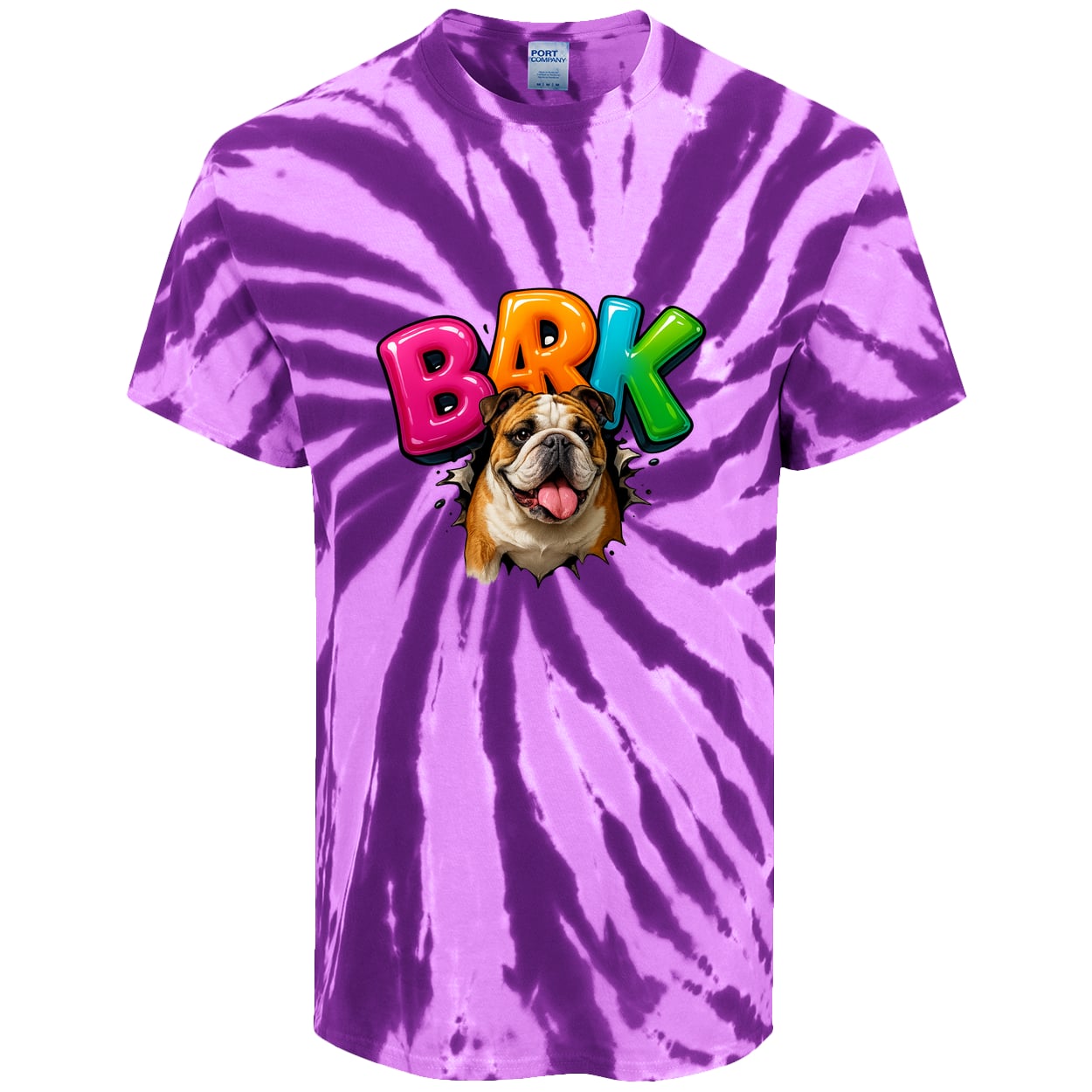 PC147 Port & Company Tie-Dye Tee - Purple