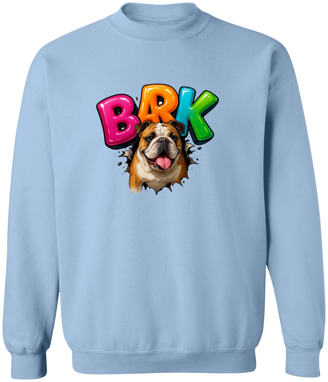 G180 Gildan Crewneck Pullover Sweatshirt - Light Blue