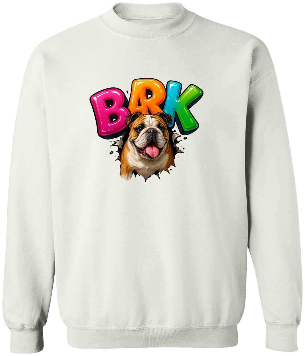 G180 Gildan Crewneck Pullover Sweatshirt - White