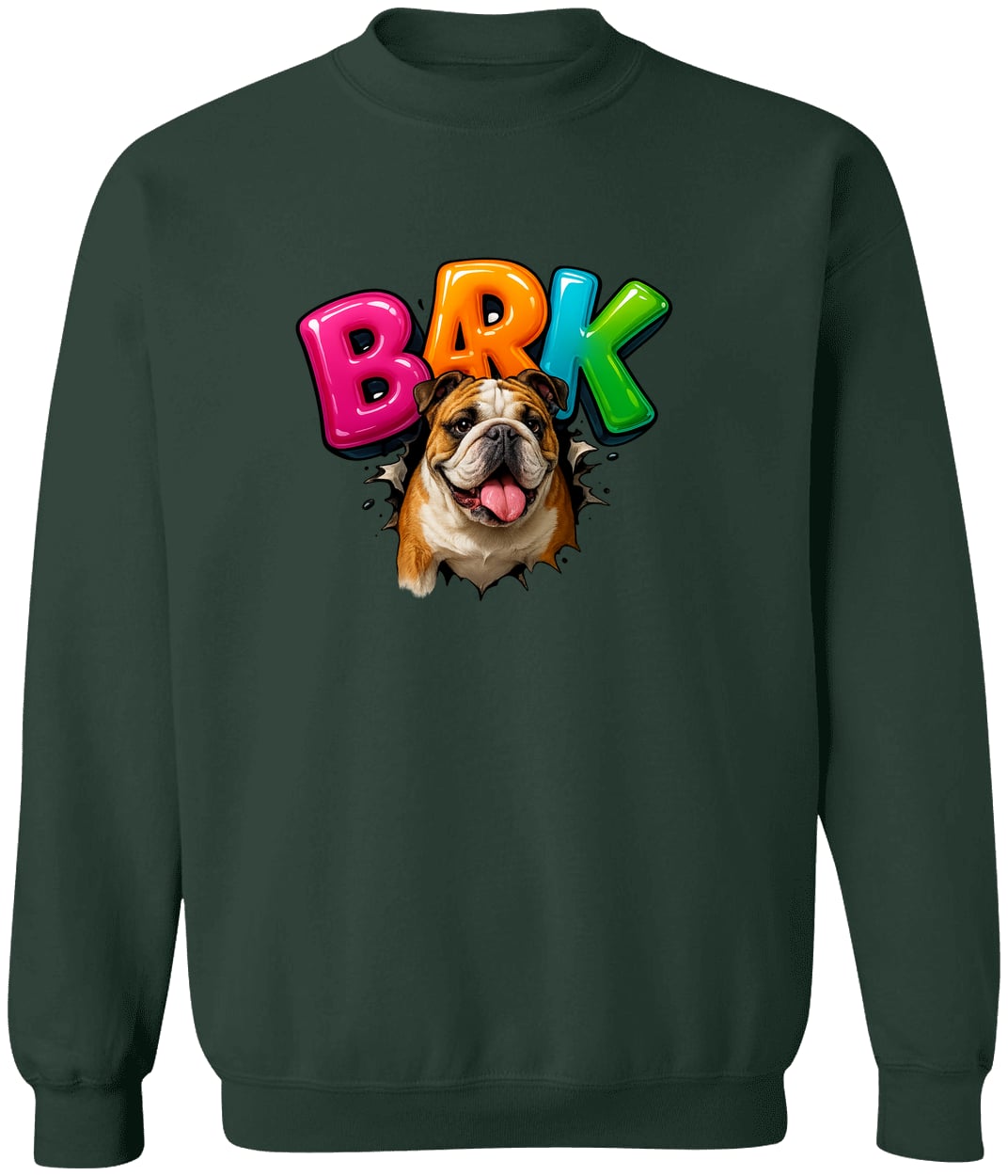 G180 Gildan Crewneck Pullover Sweatshirt - Forest Green