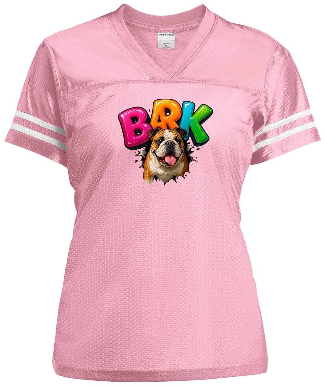 LST307 Sport-Tek Ladies' Replica Jersey - Light Pink/White