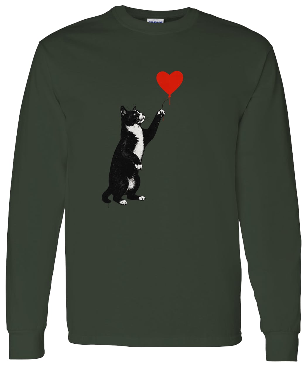G540 LS T-Shirt 5.3 oz. - Forest Green