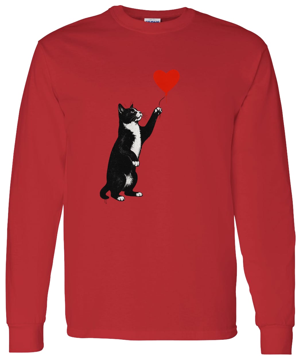 G540 LS T-Shirt 5.3 oz. - Red