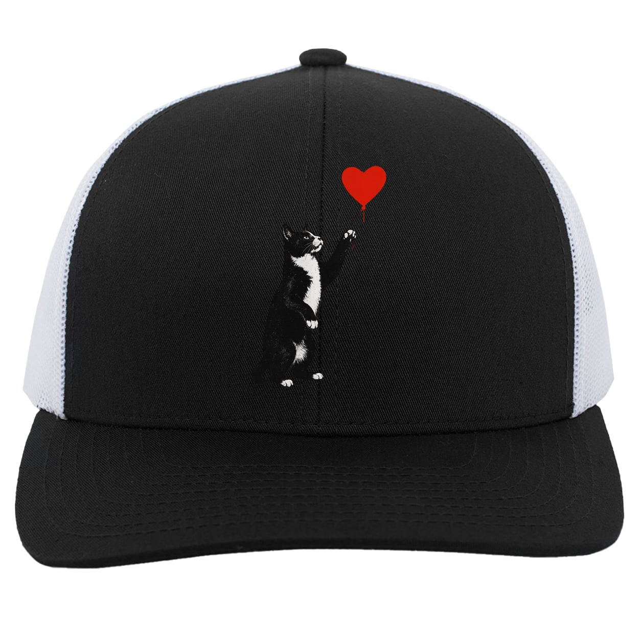 104C Trucker Snap Back - Black/White