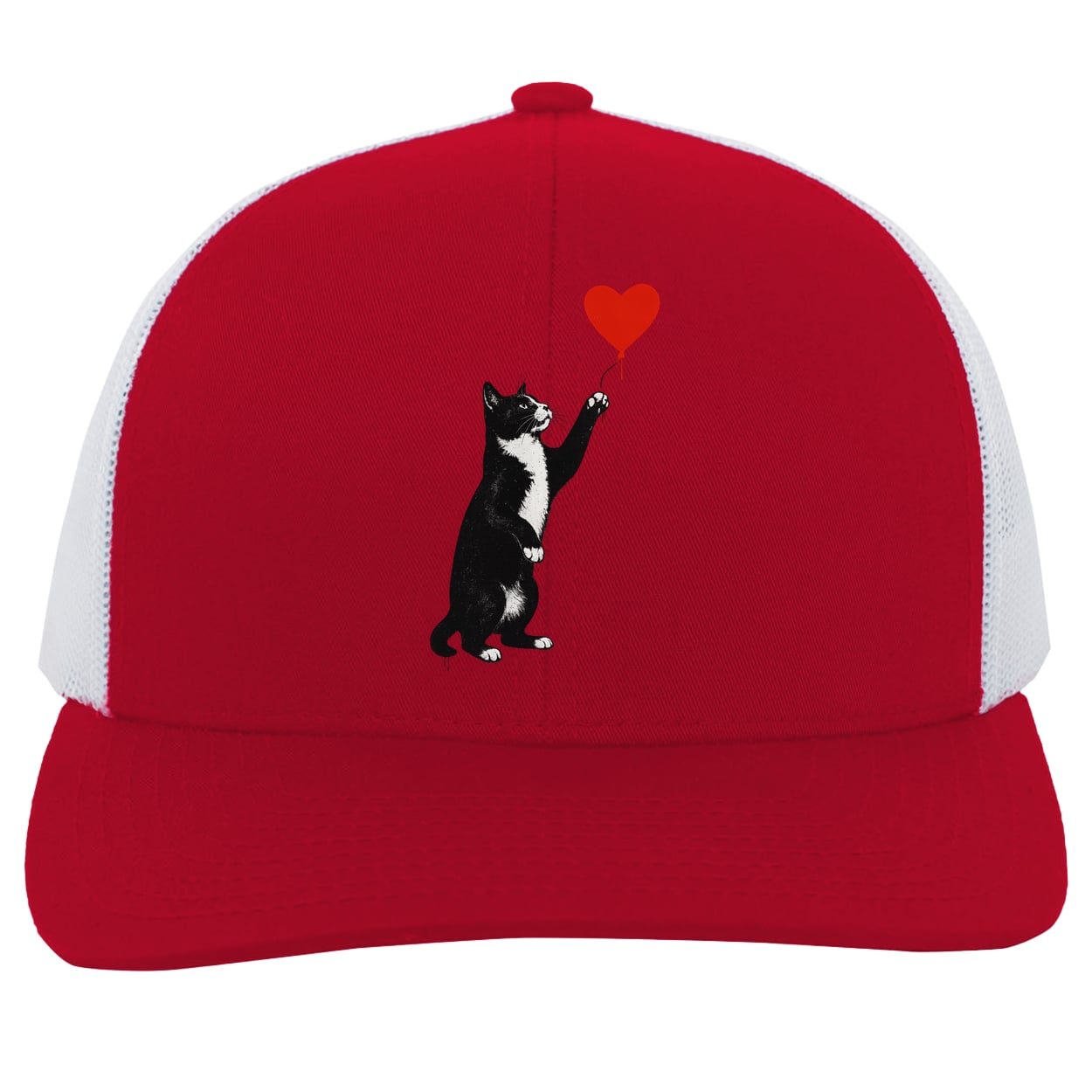 104C Trucker Snap Back - Red/White