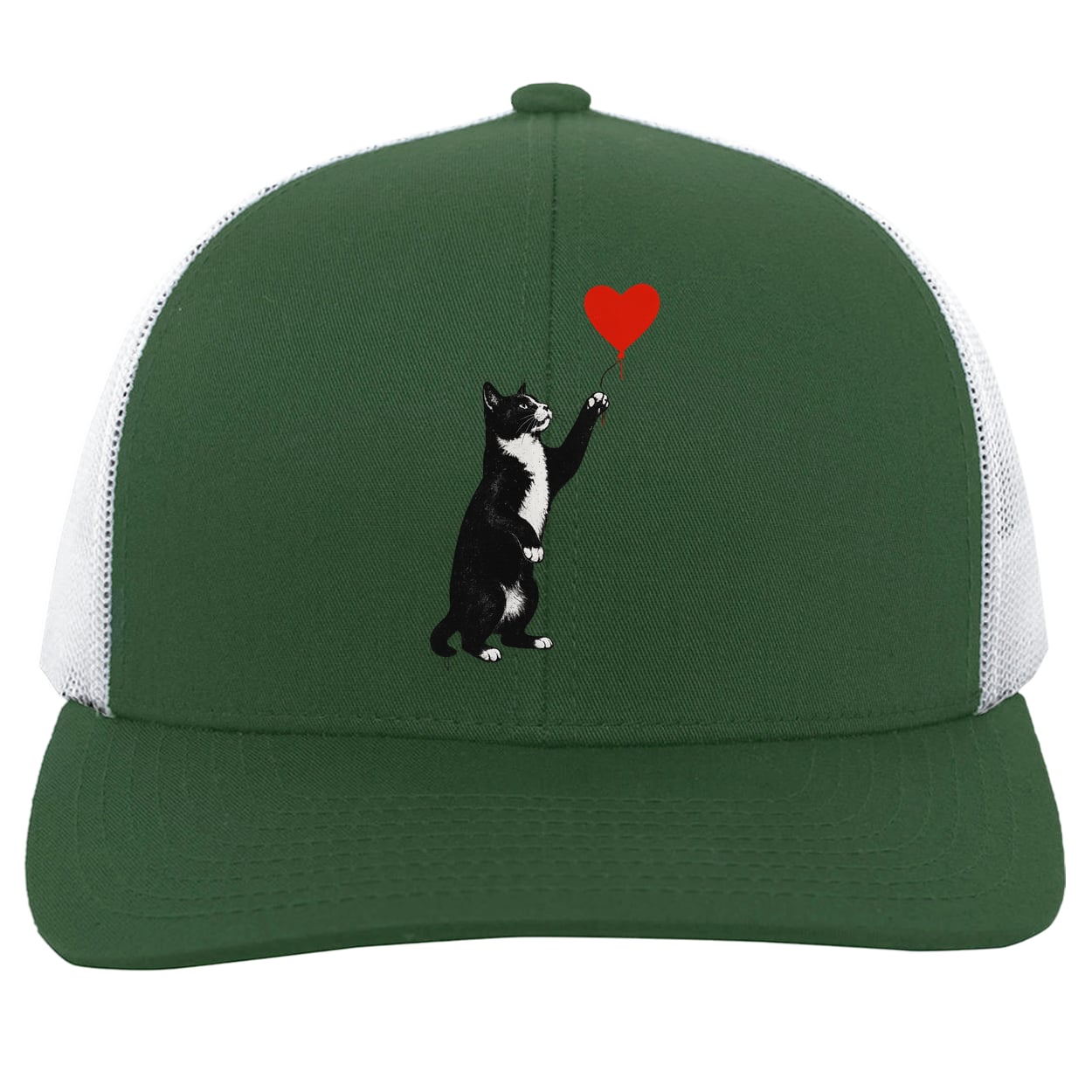 104C Trucker Snap Back - Dark Green/White