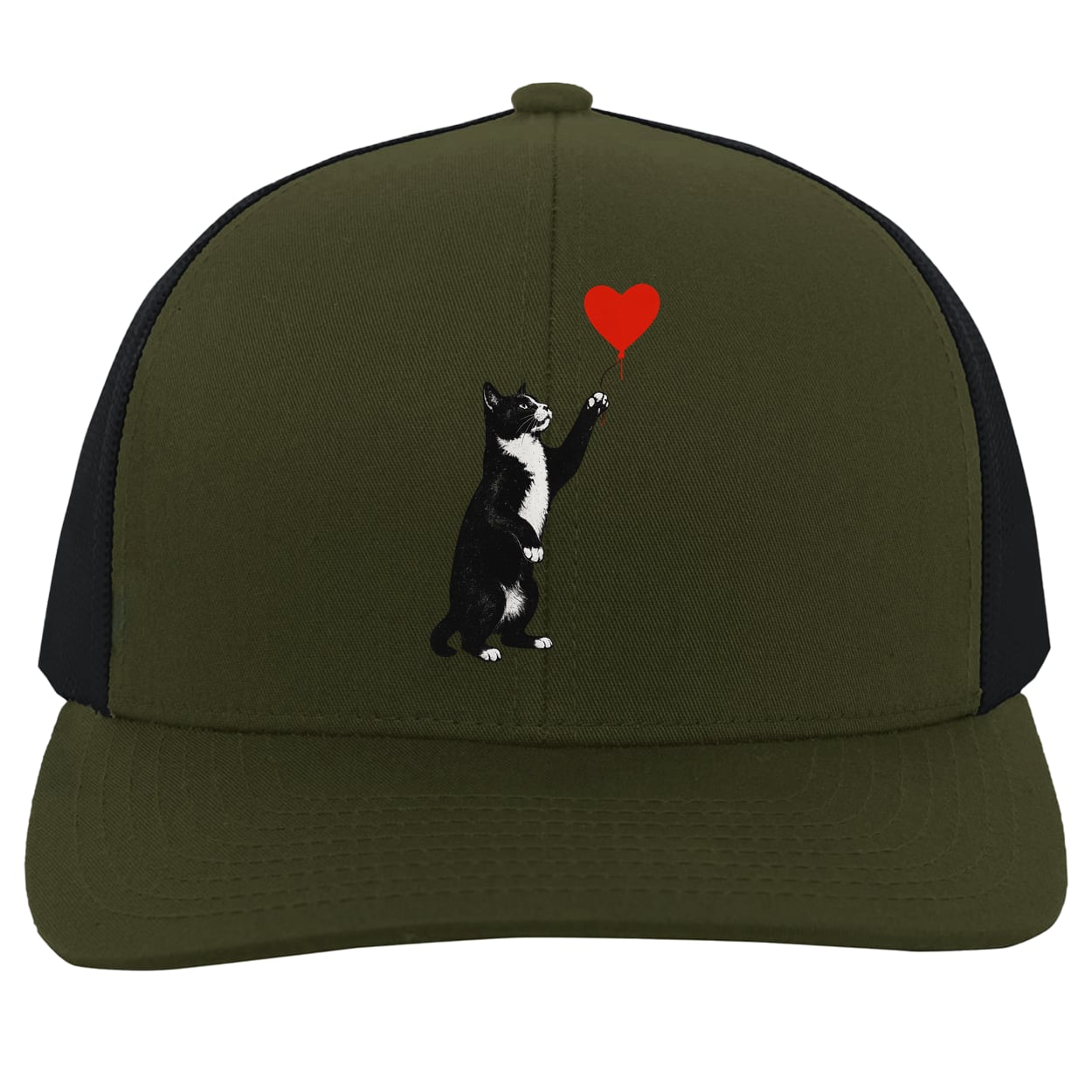 104C Trucker Snap Back - Moss/Charcoal