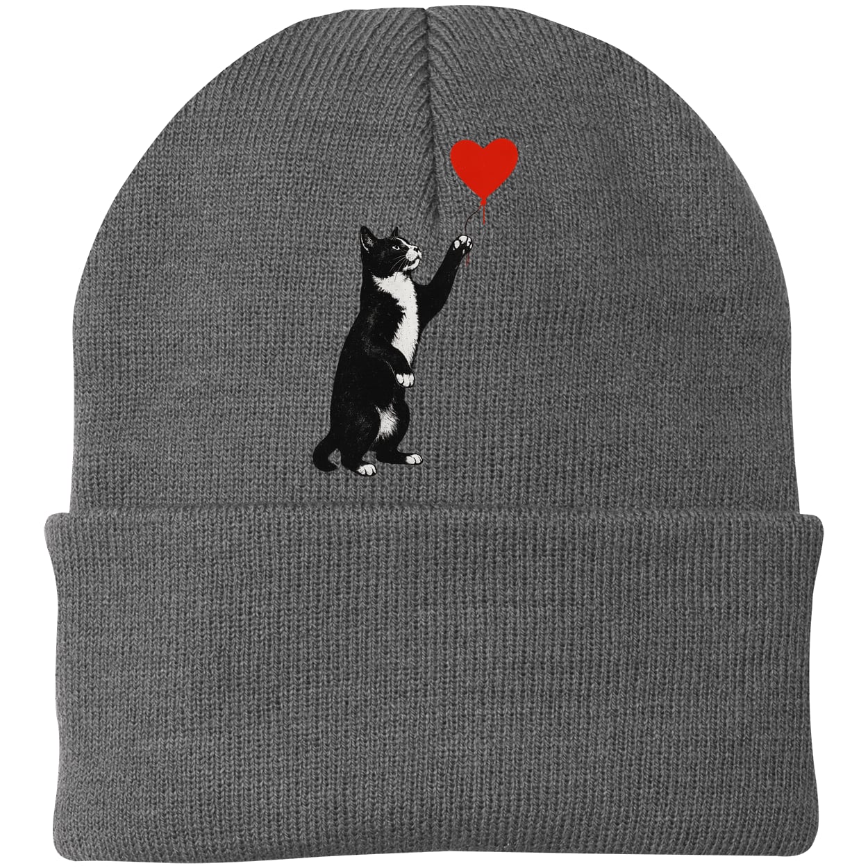 CP90 Port & Company Knit Beanie - Athletic Oxford