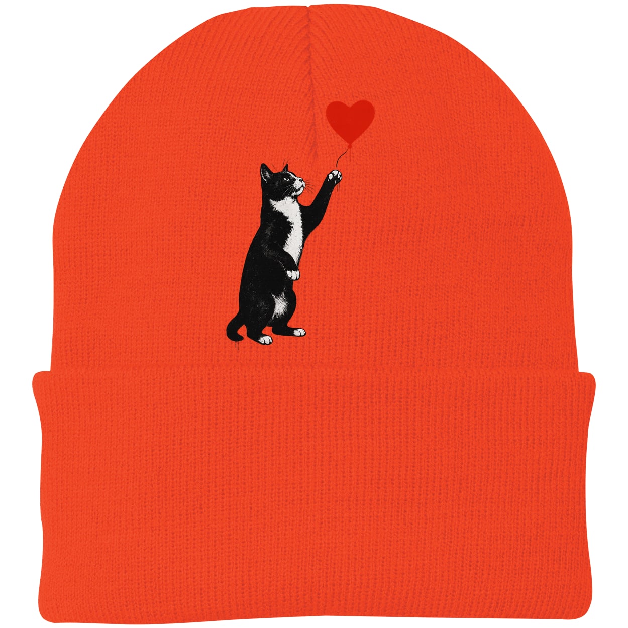 CP90 Port & Company Knit Beanie - Athletic Orange