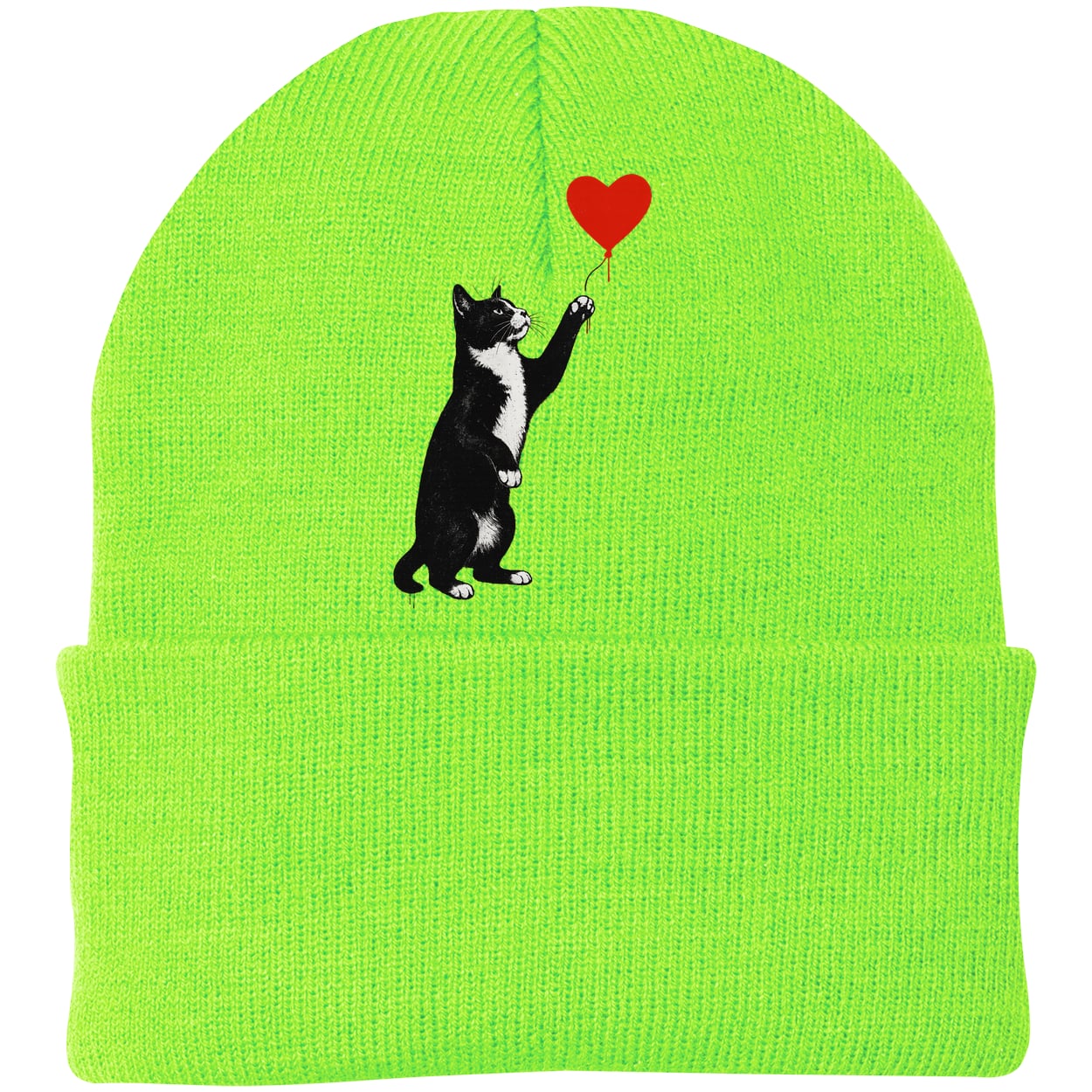 CP90 Port & Company Knit Beanie - Neon Green