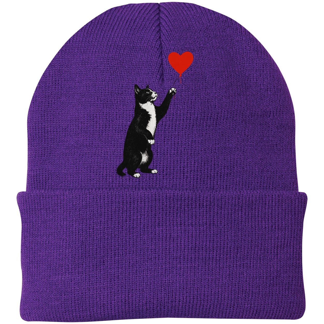 CP90 Port & Company Knit Beanie - Athletic Purple