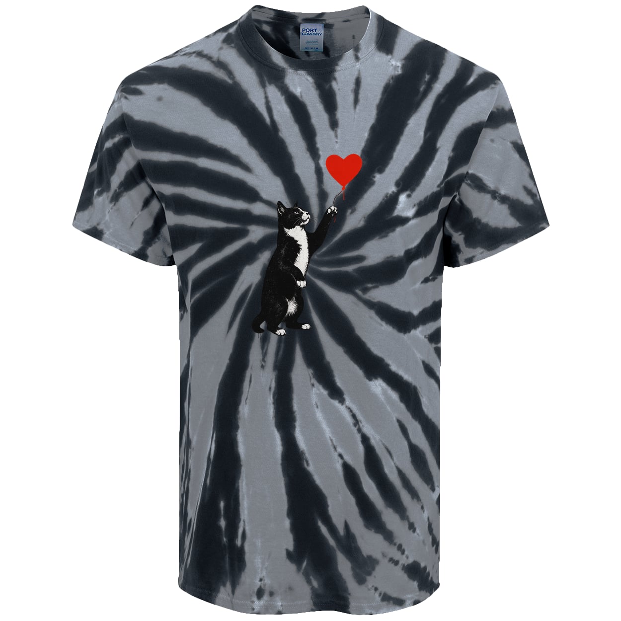 PC147 Port & Company Tie-Dye Tee - Black