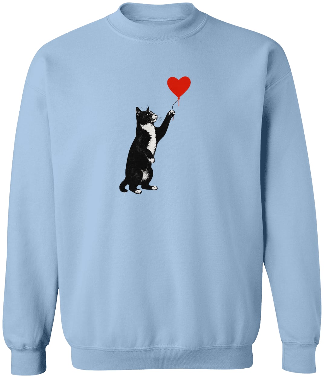 G180 Gildan Crewneck Pullover Sweatshirt - Light Blue