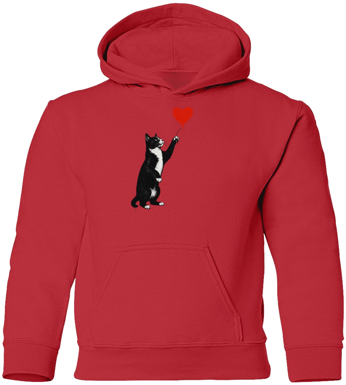 G185B Gildan Youth Pullover Hoodie - Red