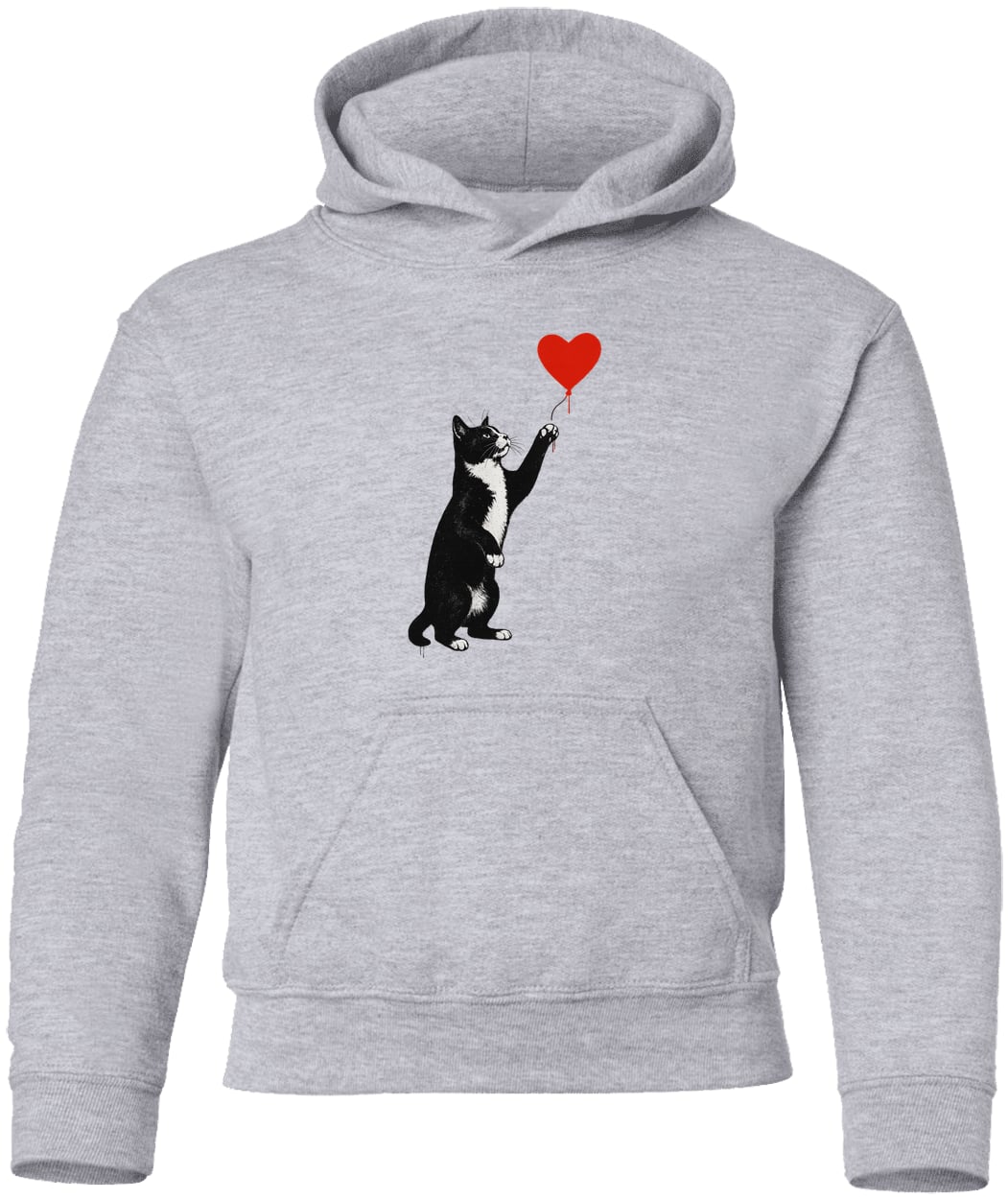 G185B Gildan Youth Pullover Hoodie - Sport Grey