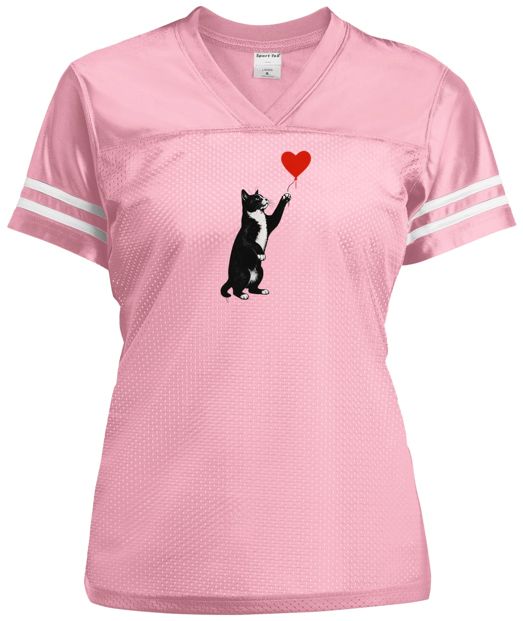 LST307 Sport-Tek Ladies' Replica Jersey - Light Pink/White
