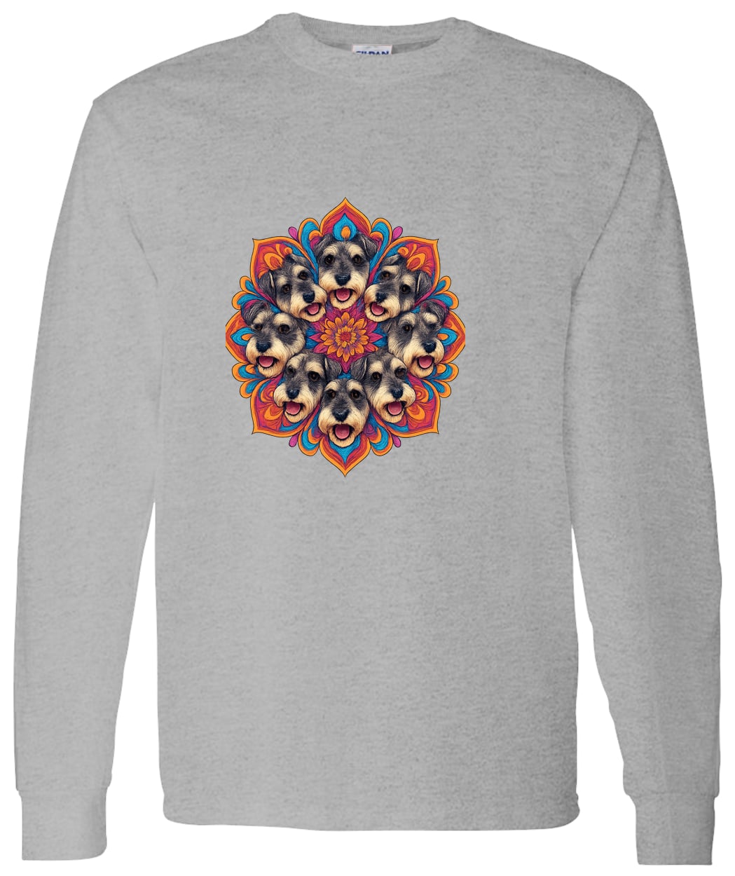 G540 LS T-Shirt 5.3 oz. - Sport Grey