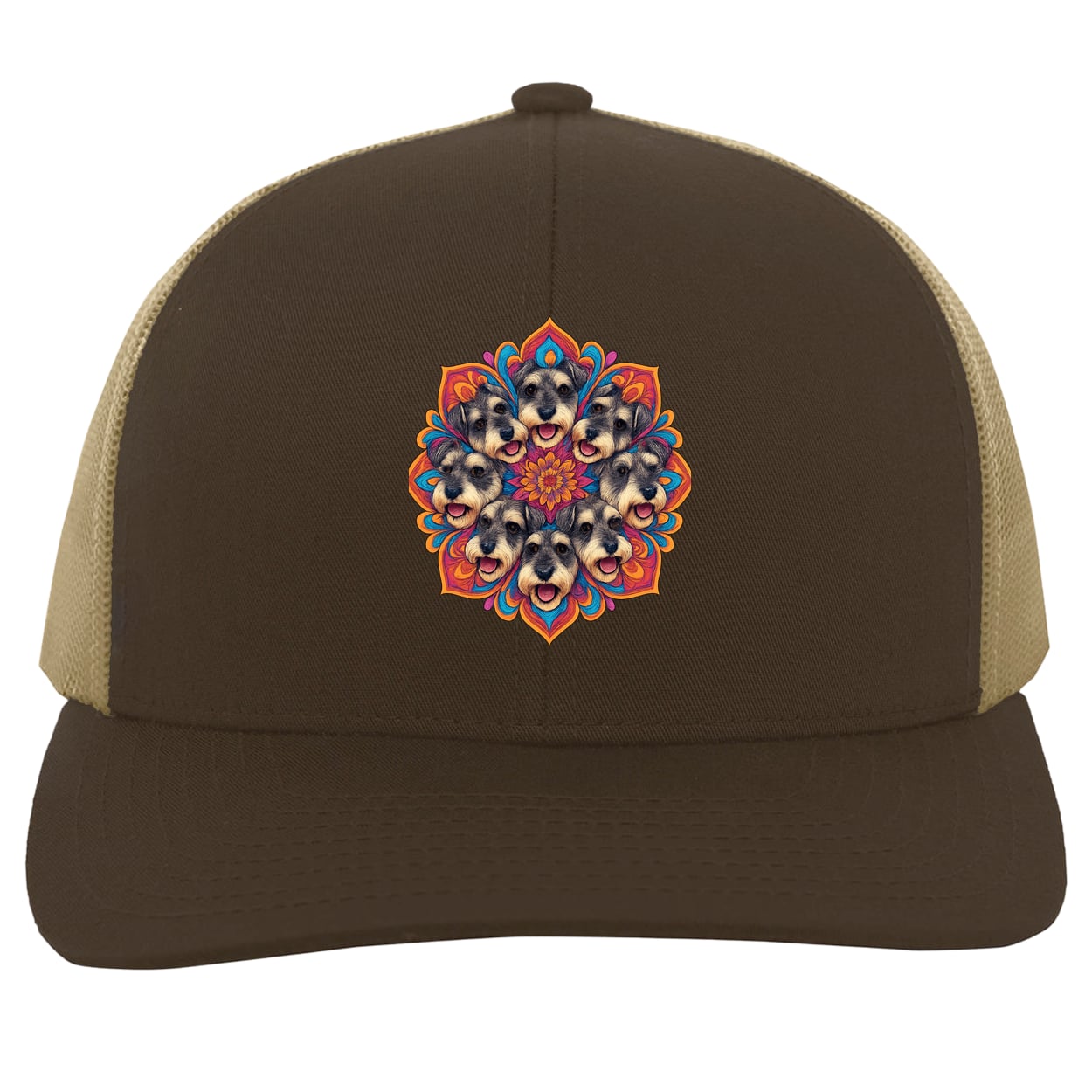 104C Trucker Snap Back - Brown/Khaki