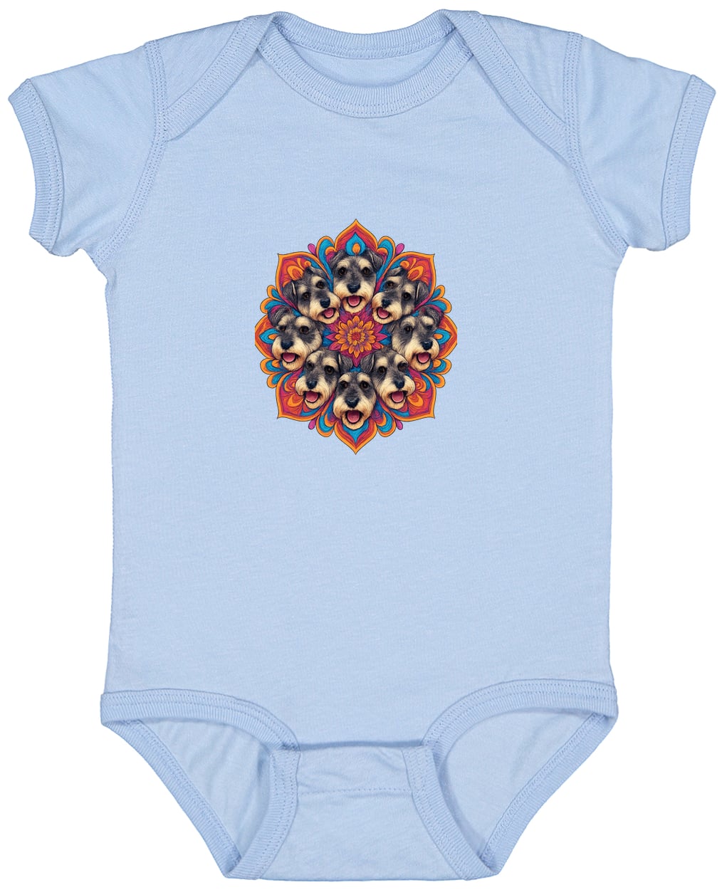 4424 Infant Fine Jersey Bodysuit - Light Blue