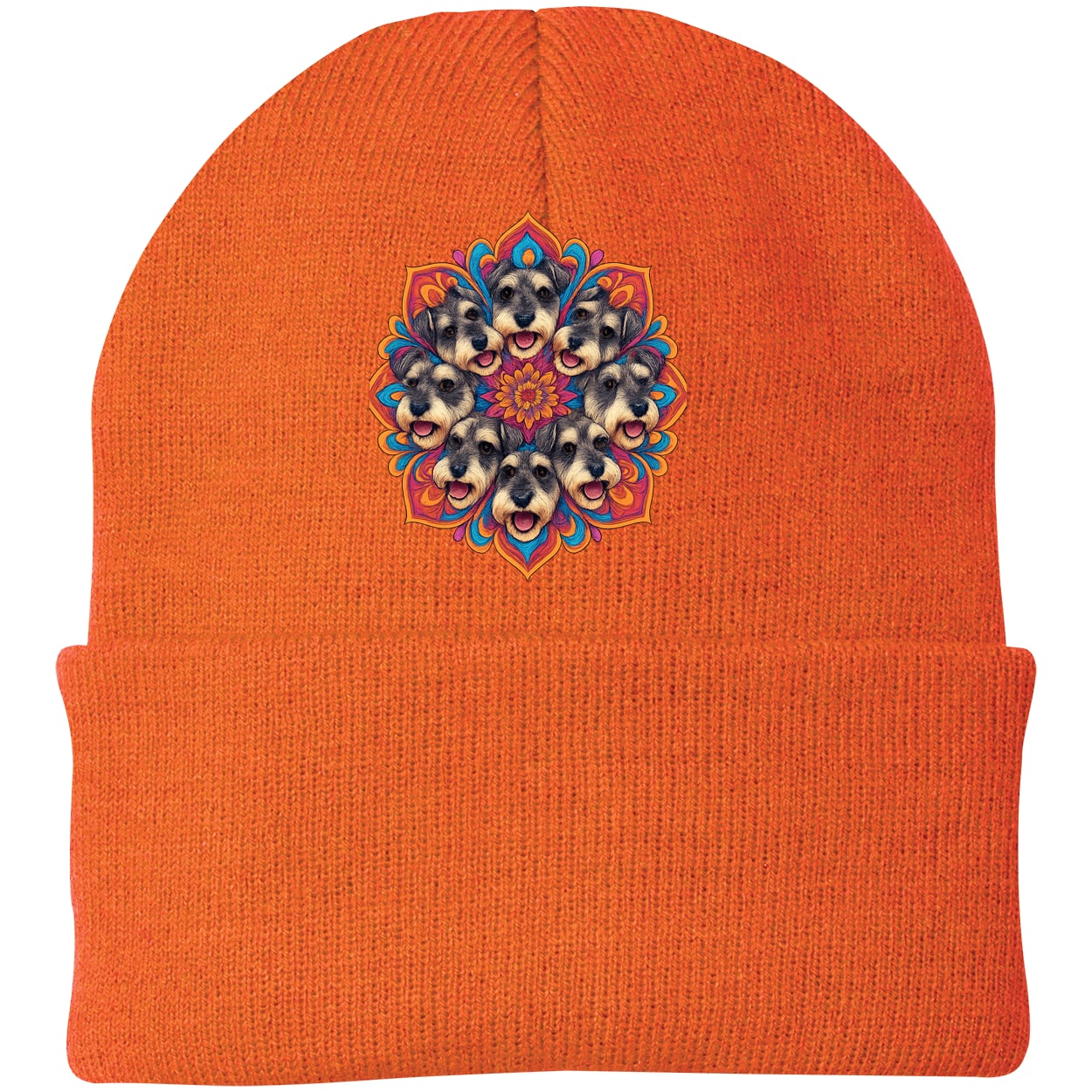 CP90 Port & Company Knit Beanie - Neon Orange