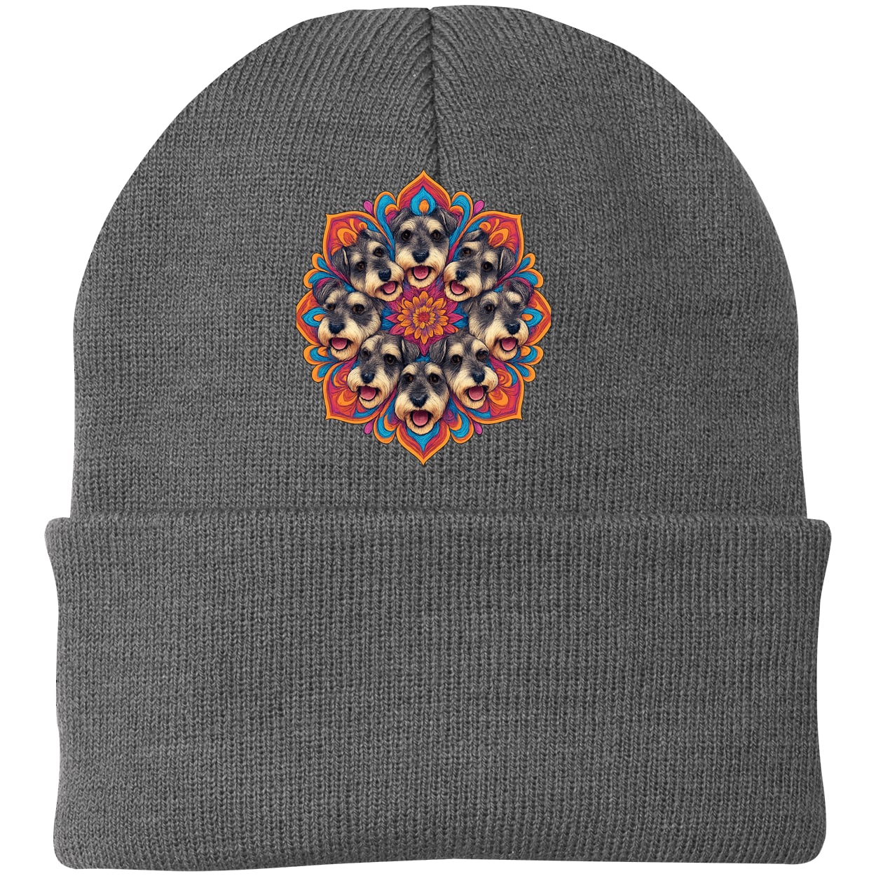 CP90 Port & Company Knit Beanie - Athletic Oxford