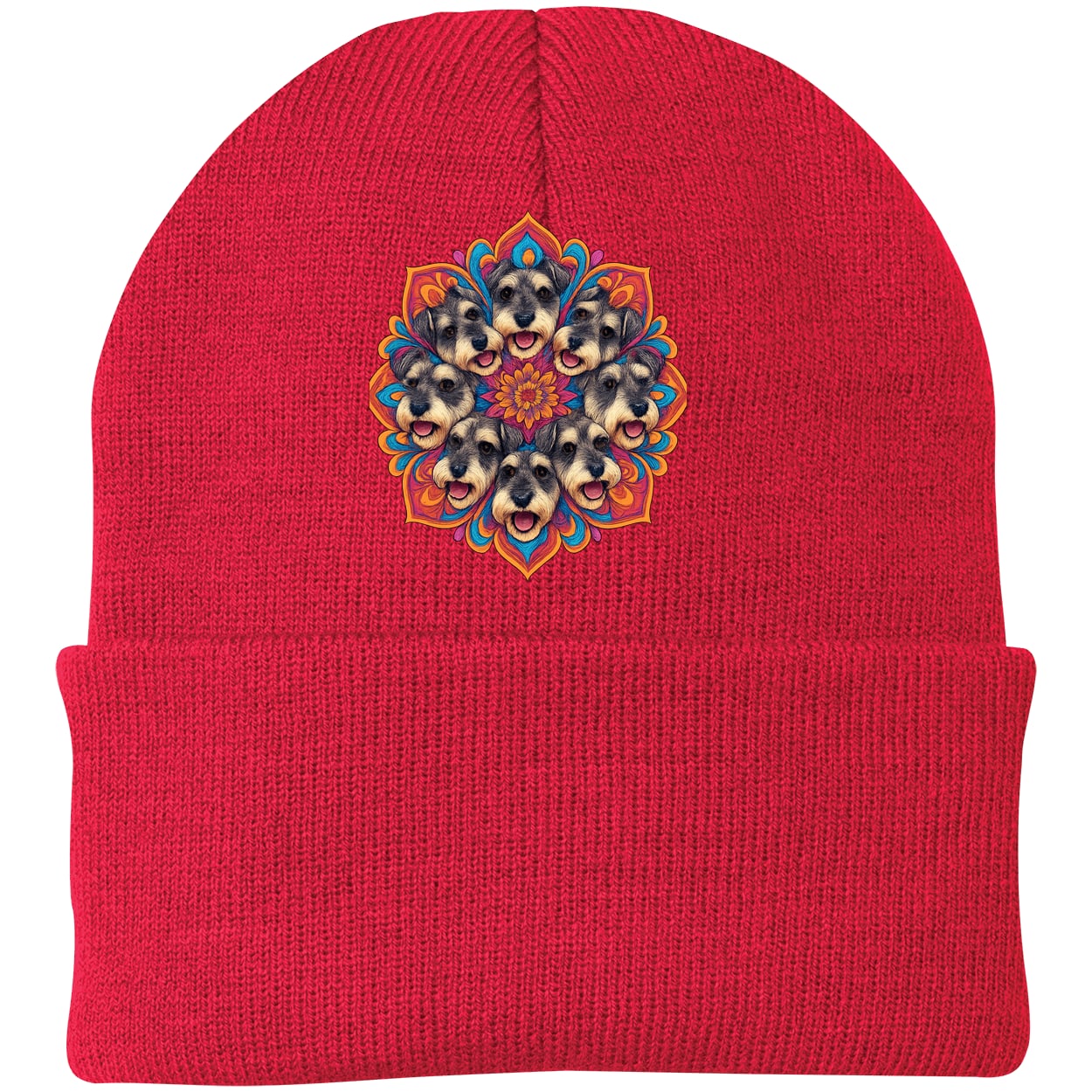 CP90 Port & Company Knit Beanie - Athletic Red