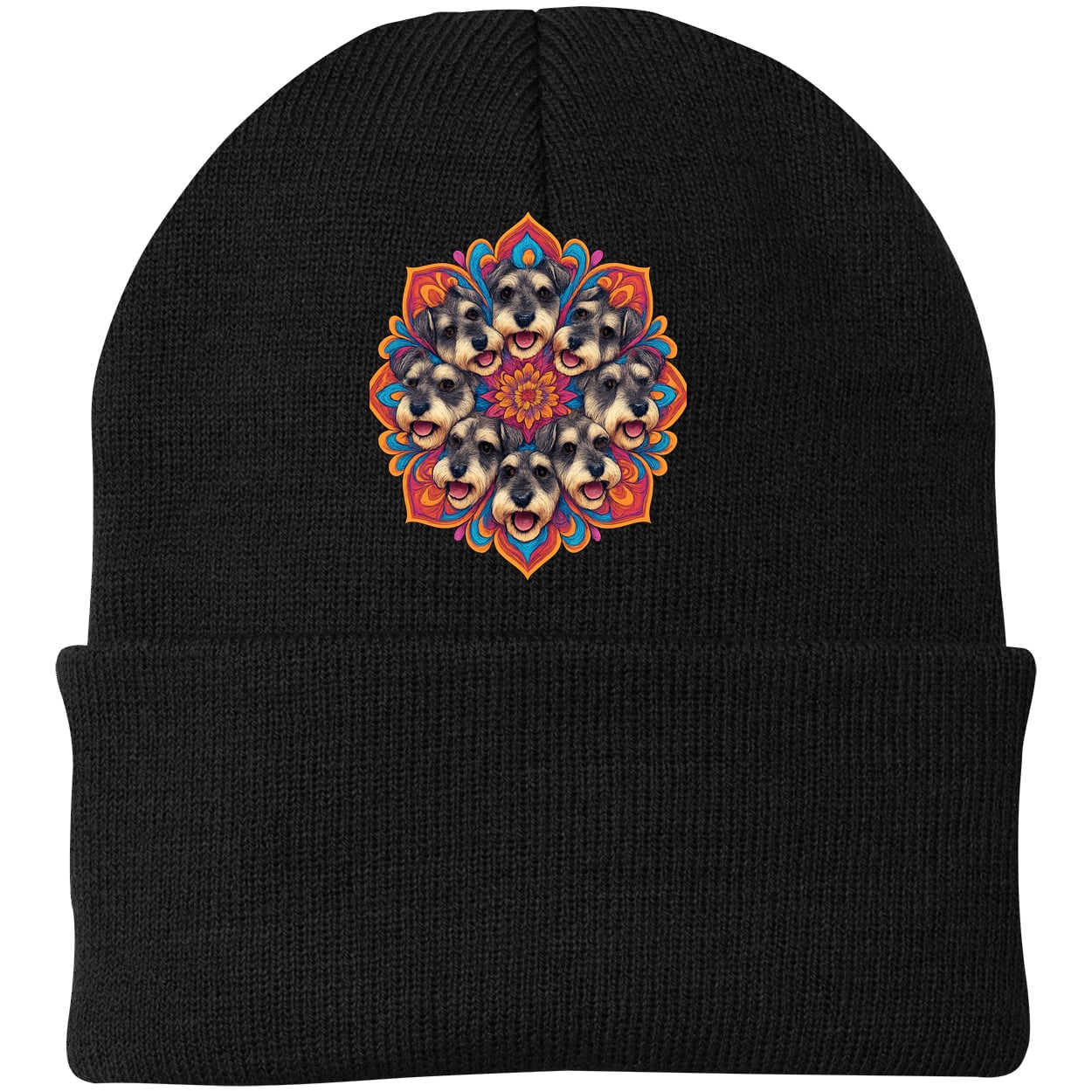 CP90 Port & Company Knit Beanie - Black