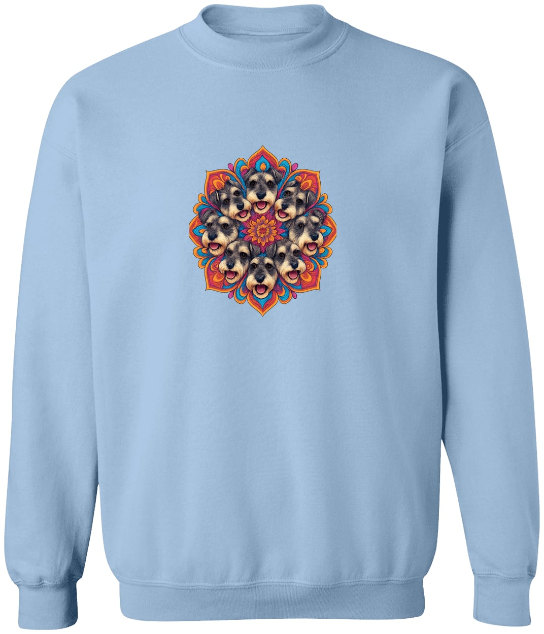 G180 Gildan Crewneck Pullover Sweatshirt - Light Blue