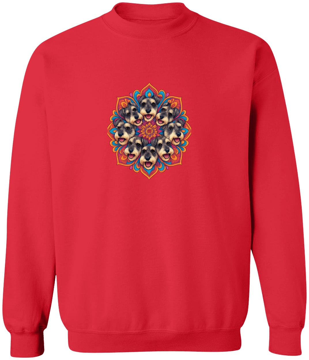 G180 Gildan Crewneck Pullover Sweatshirt - Red