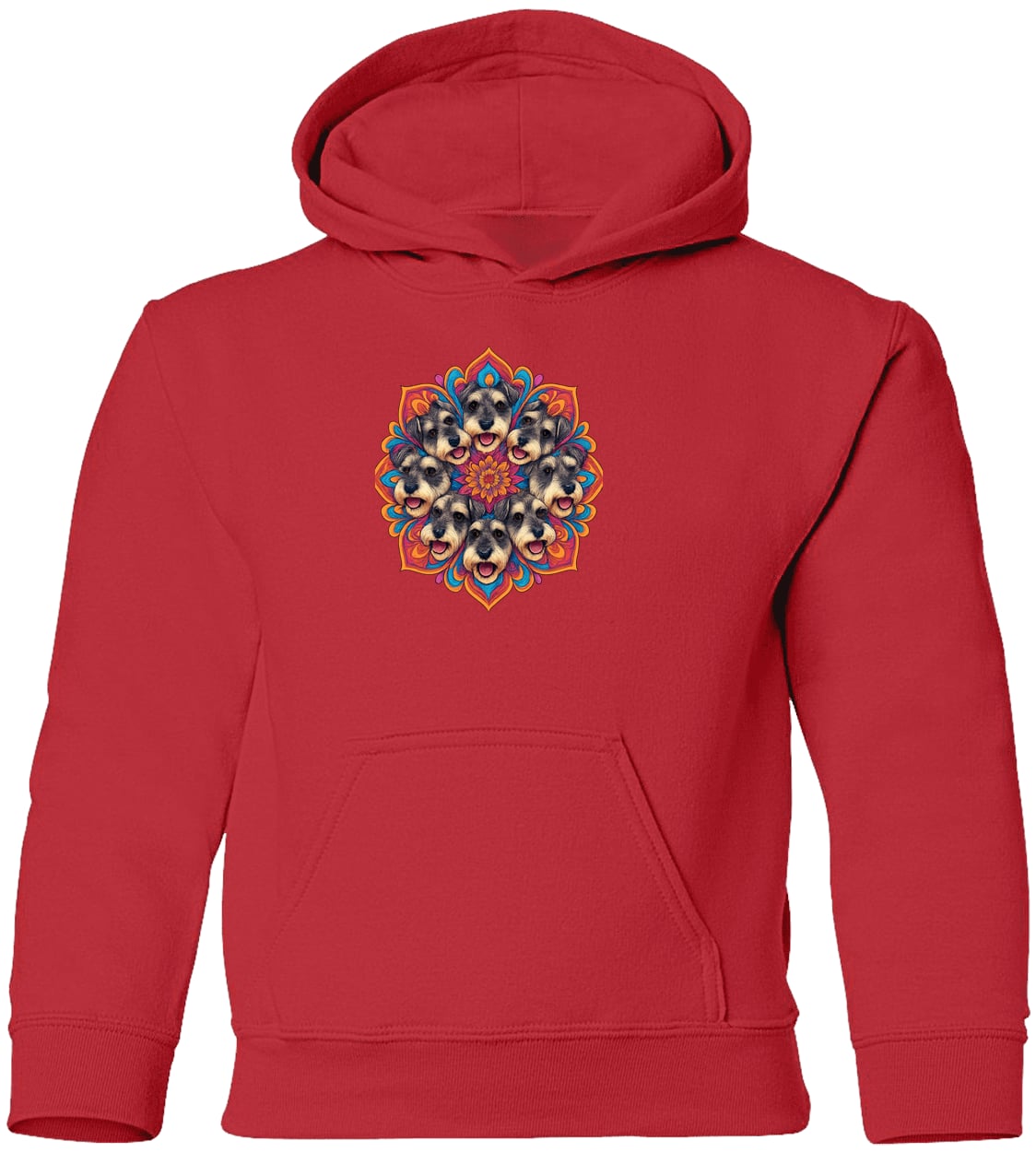 G185B Gildan Youth Pullover Hoodie - Red
