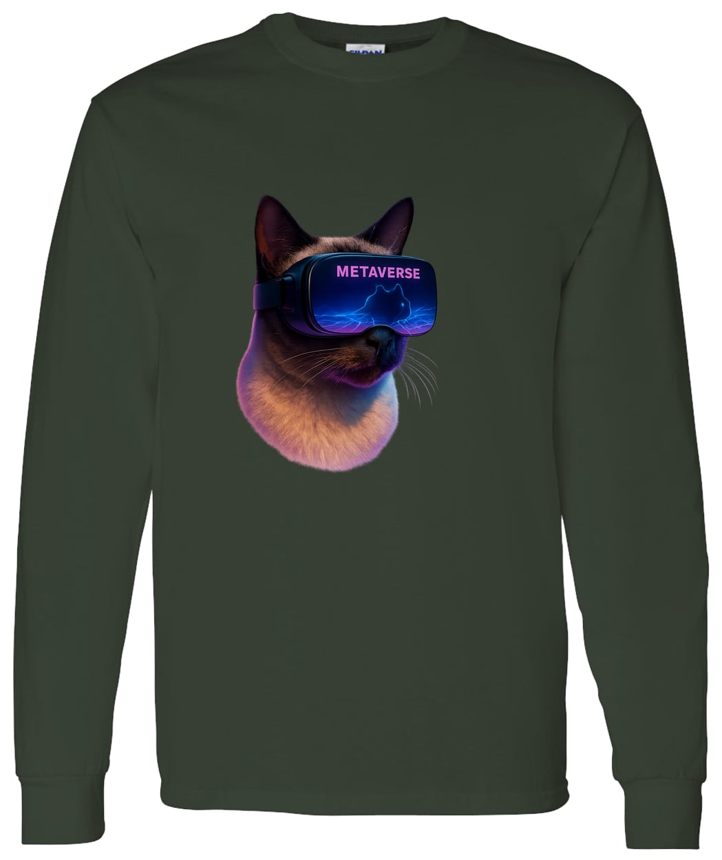 G540 LS T-Shirt 5.3 oz. - Forest Green