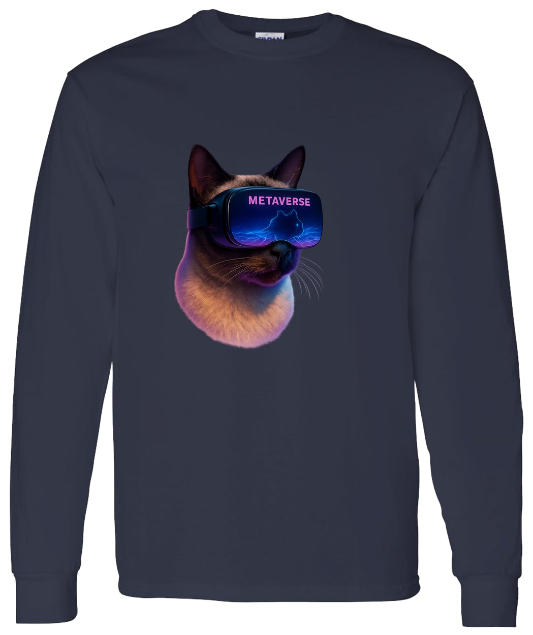 G540 LS T-Shirt 5.3 oz. - Navy