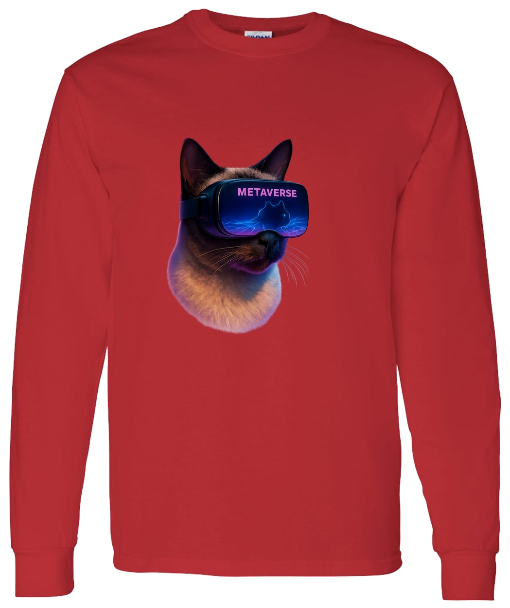 G540 LS T-Shirt 5.3 oz. - Red