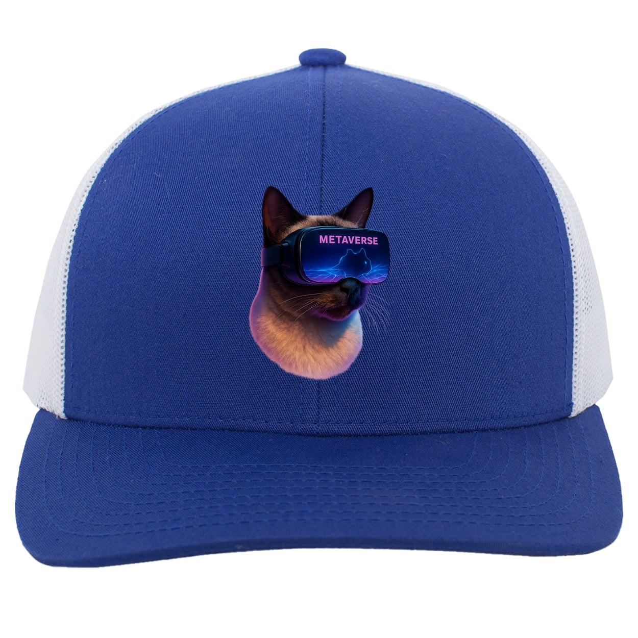 104C Trucker Snap Back - Royal/White