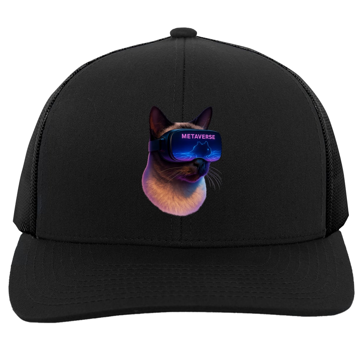 104C Trucker Snap Back - Black