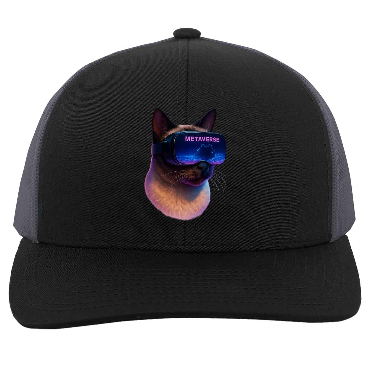 104C Trucker Snap Back - Black/Graphite