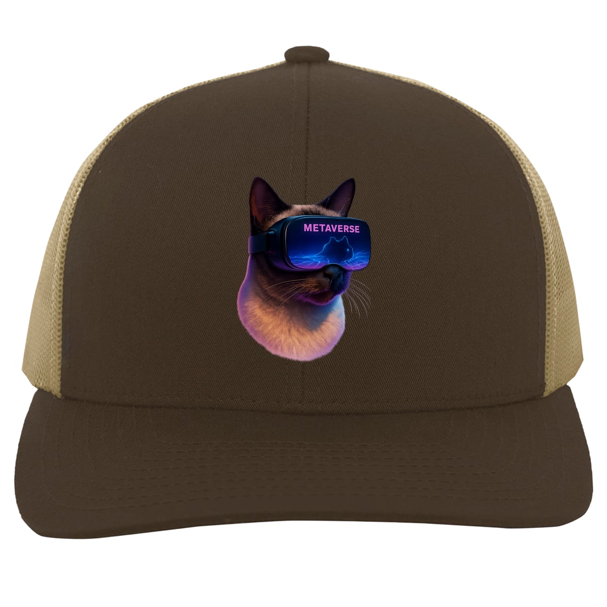 104C Trucker Snap Back - Brown/Khaki