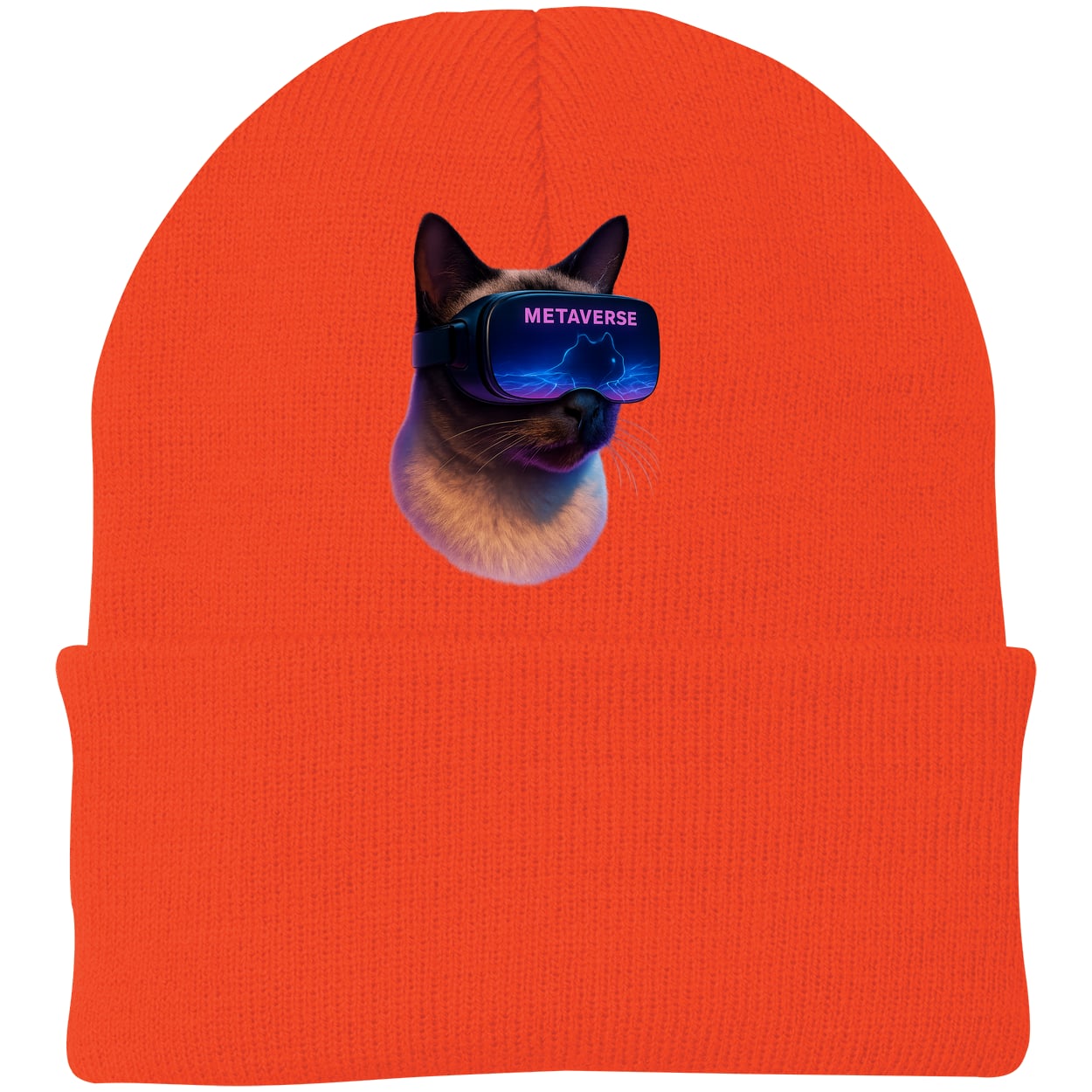 CP90 Port & Company Knit Beanie - Athletic Orange