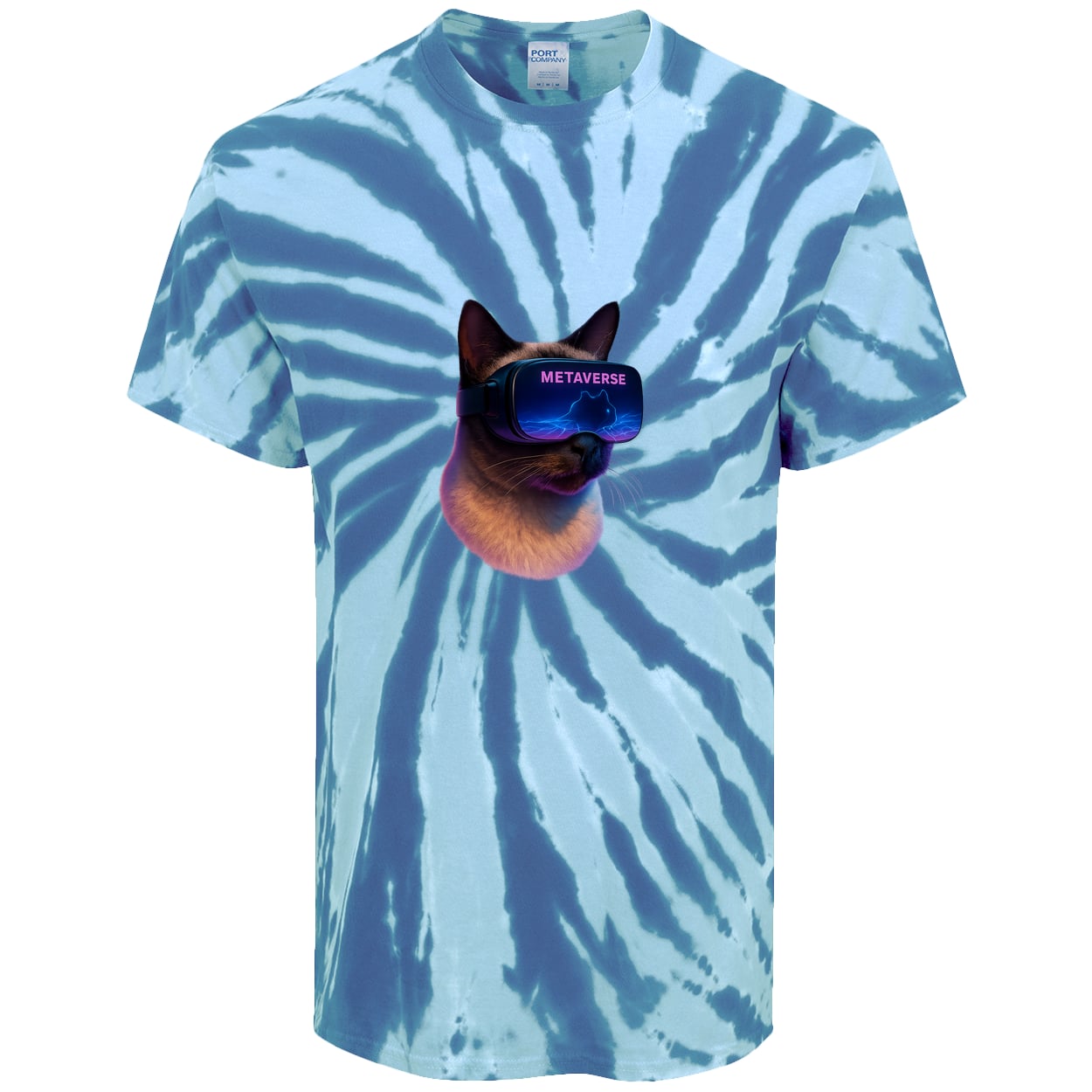 PC147 Port & Company Tie-Dye Tee - Royal