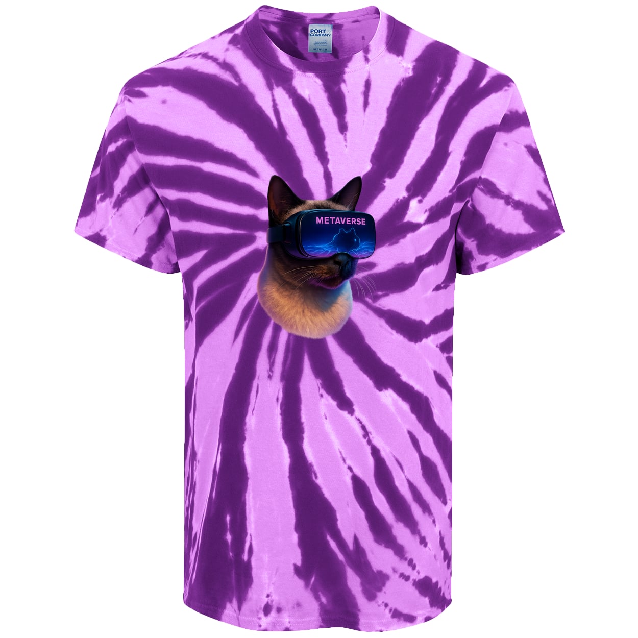 PC147 Port & Company Tie-Dye Tee - Purple
