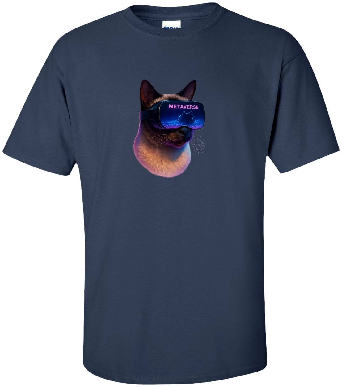 G200T Gildan Mens Tall Ultra Cotton Tee - Navy