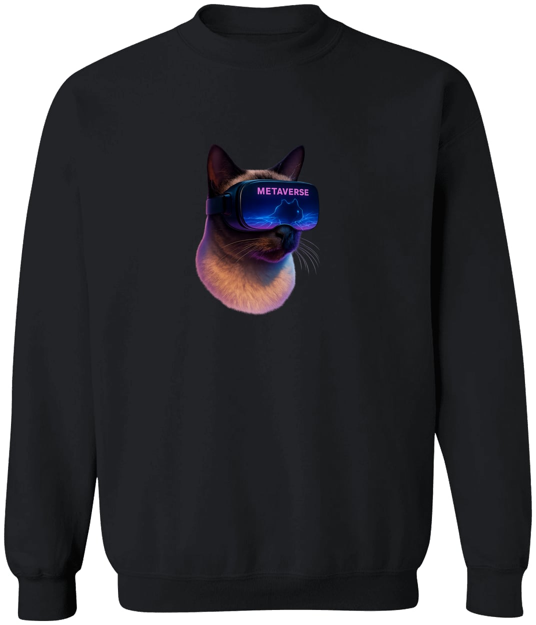 G180 Gildan Crewneck Pullover Sweatshirt - Black