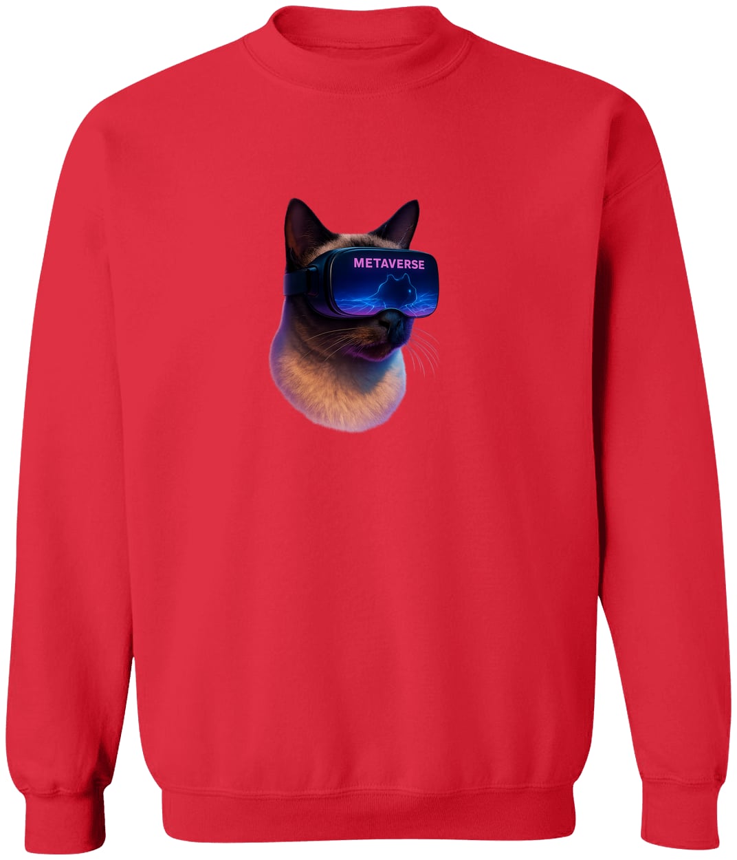 G180 Gildan Crewneck Pullover Sweatshirt - Red