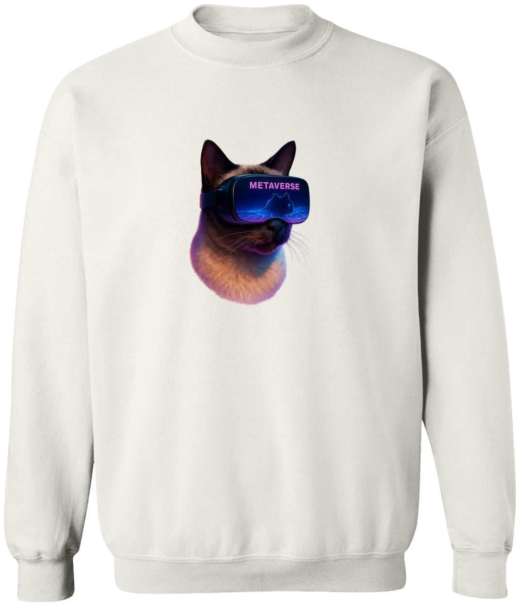 G180 Gildan Crewneck Pullover Sweatshirt - White