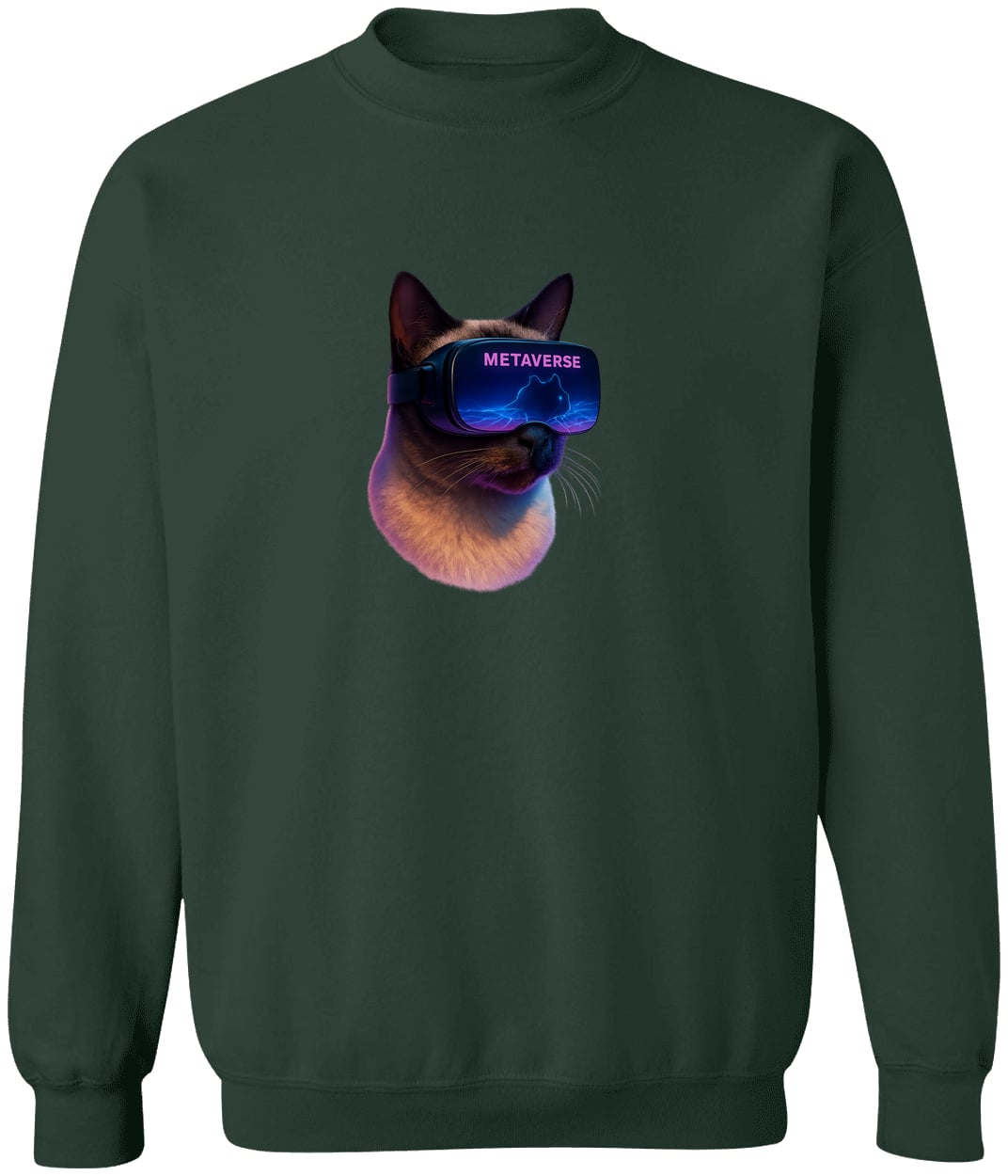 G180 Gildan Crewneck Pullover Sweatshirt - Forest Green