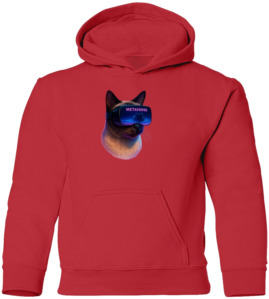 G185B Gildan Youth Pullover Hoodie - Red