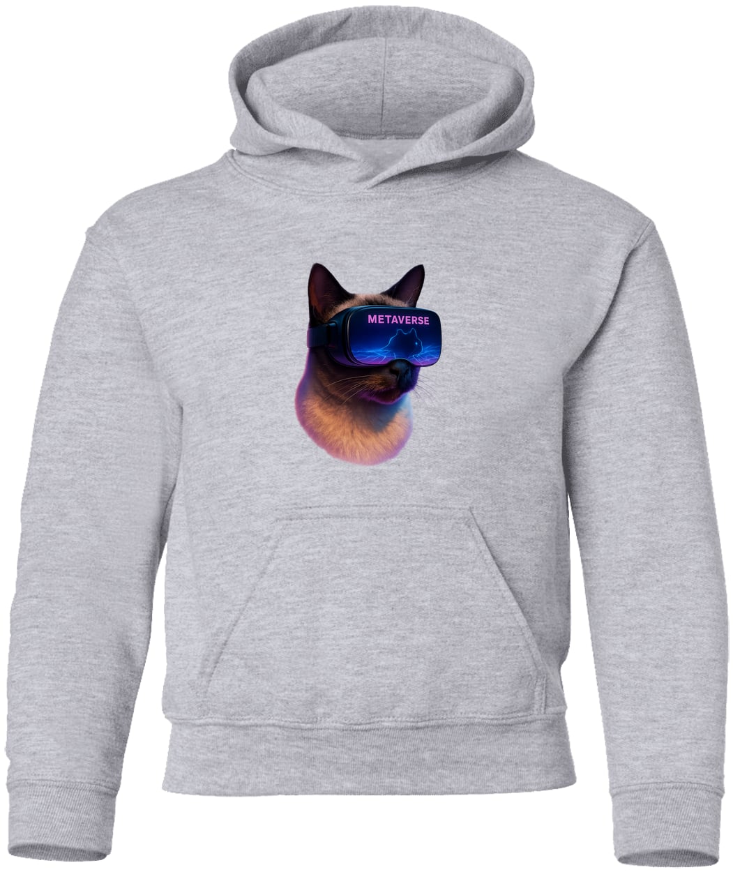G185B Gildan Youth Pullover Hoodie - Sport Grey