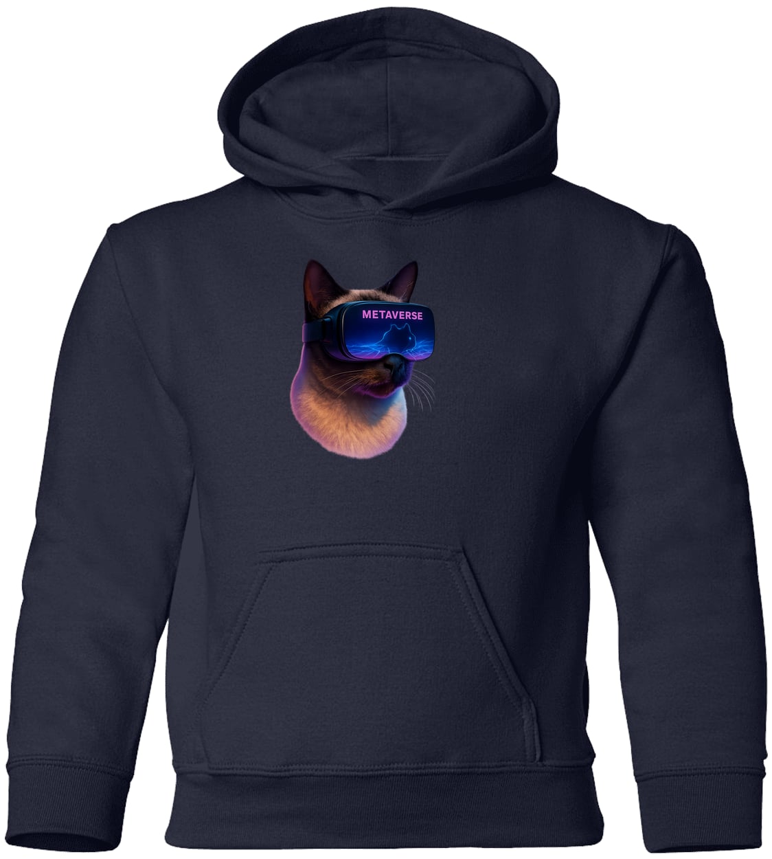 G185B Gildan Youth Pullover Hoodie - Navy